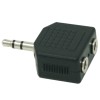 GBC 29.1295.00 - Adaptor Stereo  3.5mm Αρσενικό σε 2  θηλυκά 3.5mm Αντάπτορς Onetrade
